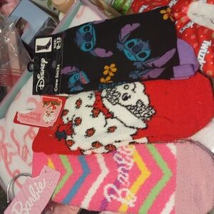Three pairs of socks